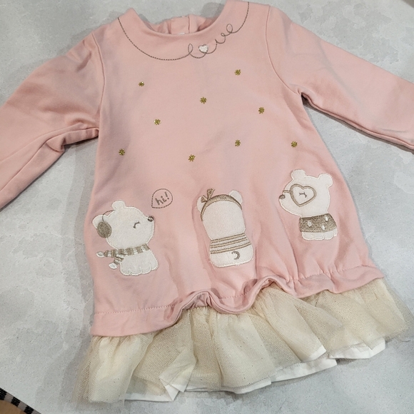 Mayoral Pink Winter Dress - Picture 1 of 3